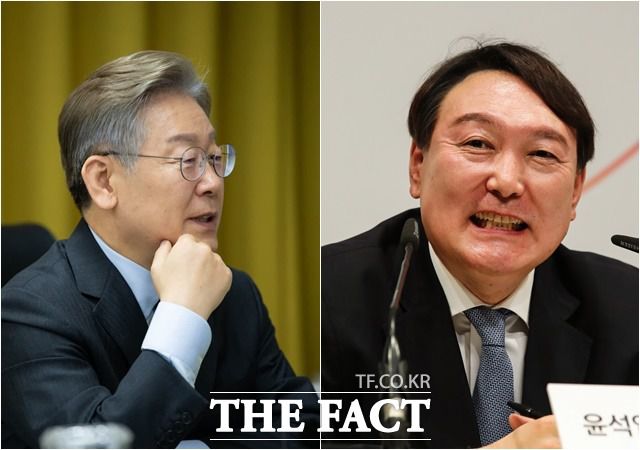 이재명 경기도지사가 김경수 전 경남지사 유죄 확정에 문재인 대통령의 사과를 요구한 윤석열 전 검찰총장을 향해 경고장을 날렸다. /이재명 캠프 제공·이동률 기자