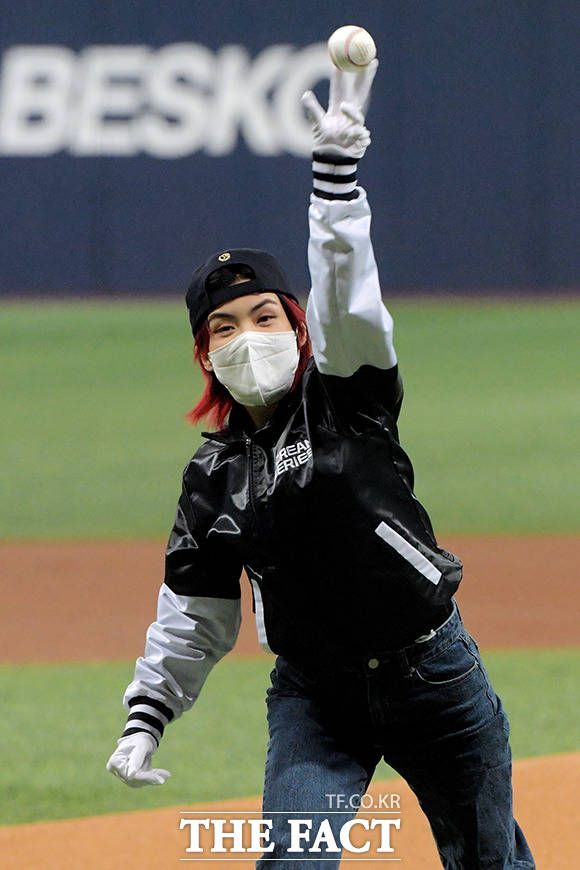 손에서 떠난 공!