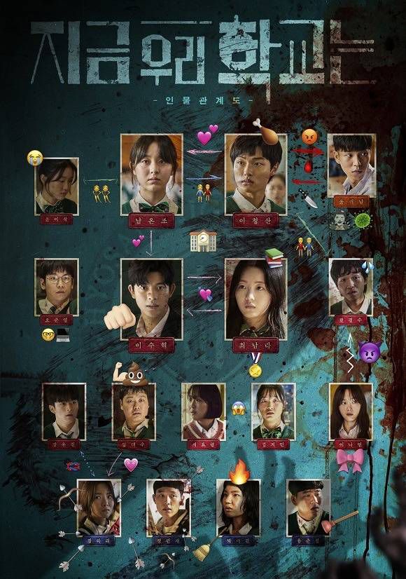 한국 드라마 '지금 우리 학교는'이 9일 째 세계 시청 순위 1위를 기록하고 있다. /넷플릭스 제공