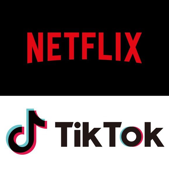 칸영화제의 선택을 받지 못한 넷플릭스와 선택을 받은 틱톡에 대한 증시 전망도 엇갈리고 있다. /각 사 홈페이지 캡처