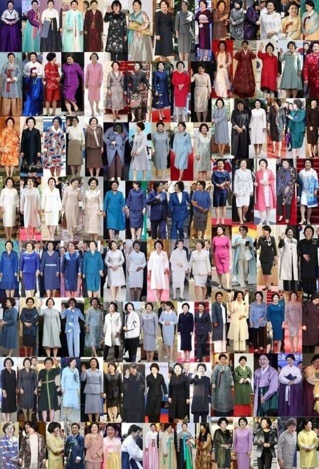 온라인 커뮤니티에 따르면 누리꾼들은 언론 보도 사진 등을 통해 확인한 결과 김 여사가 공개 석상에서 입었던 옷은 모두 178벌이었다고 주장했다. 세부적으로 코트 24벌, 롱 재킷 30벌, 원피스 34벌, 투피스 49벌, 바지 슈트 27벌, 블라우스와 셔츠 14벌 등이다. 액세서리는 한복 노리개 51개, 스카프·머플러 33개, 목걸이 29개, 반지 21개, 브로치 29개, 팔찌 19개, 가방 25개 등 모두 207점이었다. / 온라인 커뮤니티 갈무리