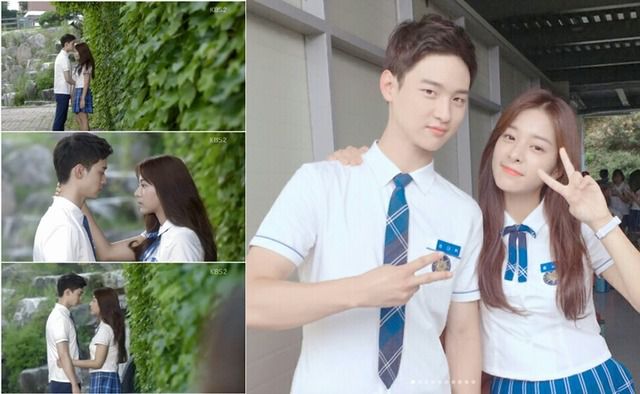 장동윤 설인아는 2017년 KBS 드라마'학교2017'에서 커플 연기로 한 차례 호흡을 맞춘 바 있다. 내년 방영을 앞둔 KBS 새 드라마 '오아시스'에서는 공동 주연을 맡아 눈길을 끈다. /KBS2 '학교2017' 영상, 설인아 SNS 캡처