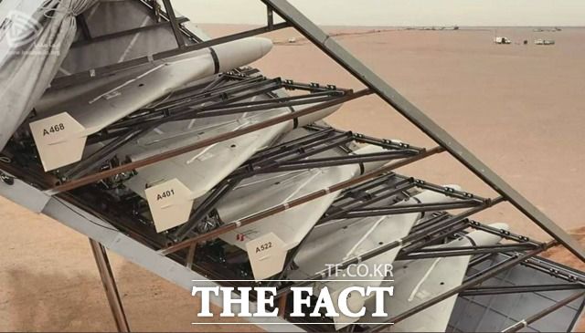 이란의 자폭 무인기 샤헤드-136./알렉스 핀 헤이로 트위터