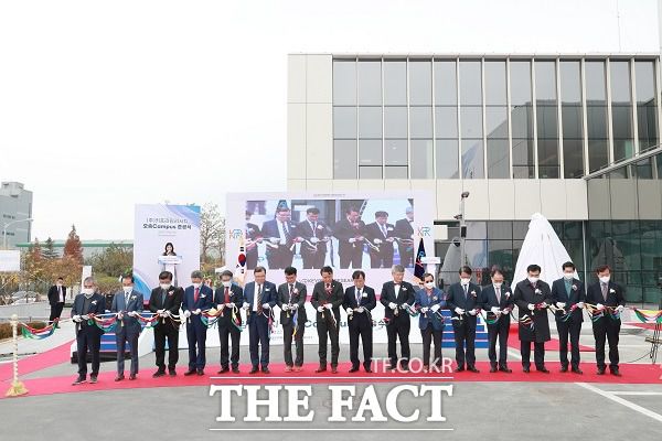 키프라임리서치의 청주 오송캠퍼스가 3일 준공식을 가졌다. /충북도.