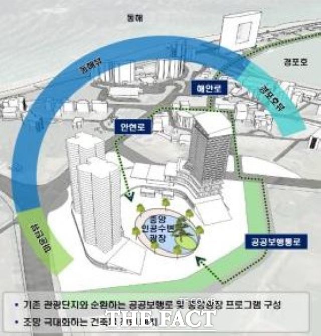 27일 강릉시는 올림픽특구 내 대규모 숙박시설을 확충한다고 밝혔다/강릉시 제공