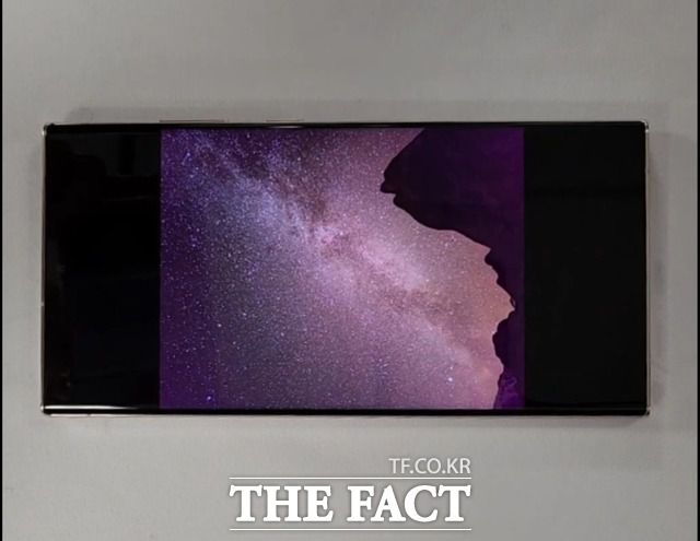 갤럭시S23은 '엑스퍼트RAW' 앱을 통해 다중노출을 통한 천체사진도 찍을 수 있다. 갤럭시S23 울트라 모델로 촬영한 천체 사진. /최문정 기자