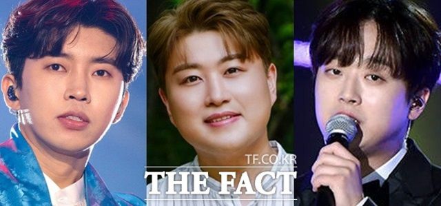 임영웅 영탁 이찬원 김호중 등에 쏟아붓는 트롯 팬덤은 확고부동이다. 트로트를 선호하는 연령층의 특성상 다른 가수로의 팬덤 이동이 쉽지 않는다는 분석이 나온다. /아임히어로더파이널, 생각엔터테인먼트, 더팩트 DB