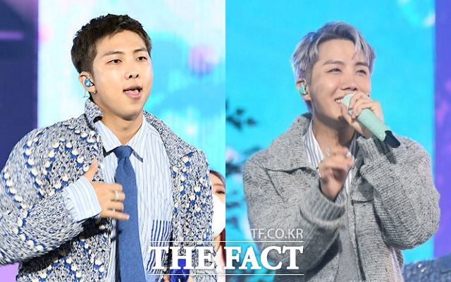 방탄소년단 RM과 제이홉이 반가운 소식을 전했습니다. /더팩트 DB