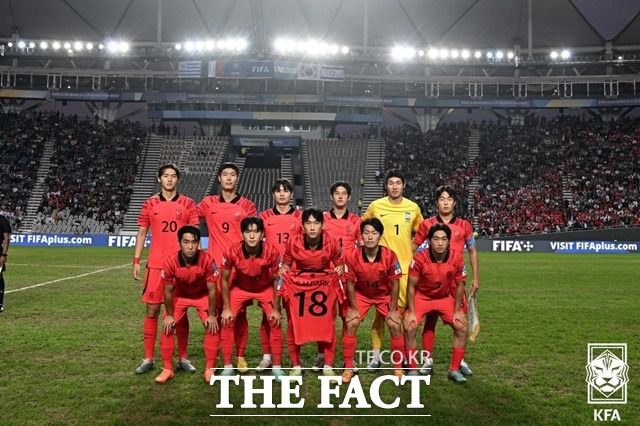 '어게인 2019'에 도전하고 있는 김은중호의 이탈리아전 스타팅 11./라플라타=KFA