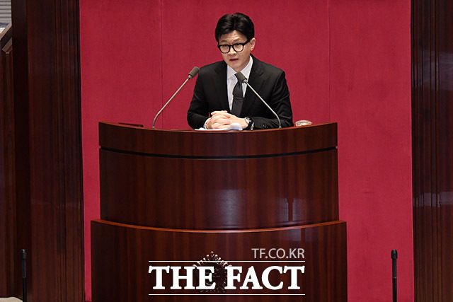 한동훈 법무부 장관.