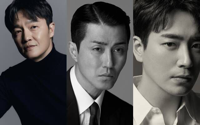 조한철 차승원 이준혁(왼쪽 부터)이 '광장'에 출연해 극의 몰입도를 높인다. /각 소속사