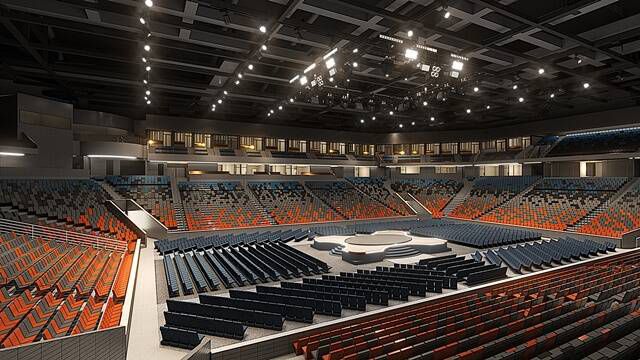 인스파이어 아레나는 총 1만5000명을 수용할 수 있는 국내 최초 다목적 공연 전문 시설이다. /인스파이어 엔터테인먼트 리조트