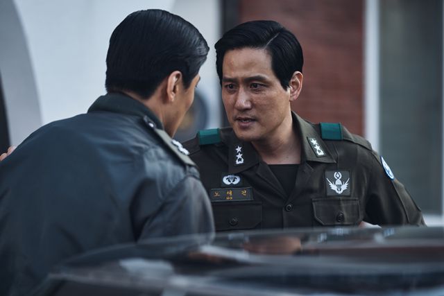 박해준은 9사단장 노태건 역을 맡아 열연을 펼쳤다. /플러스엠 엔터테인먼트