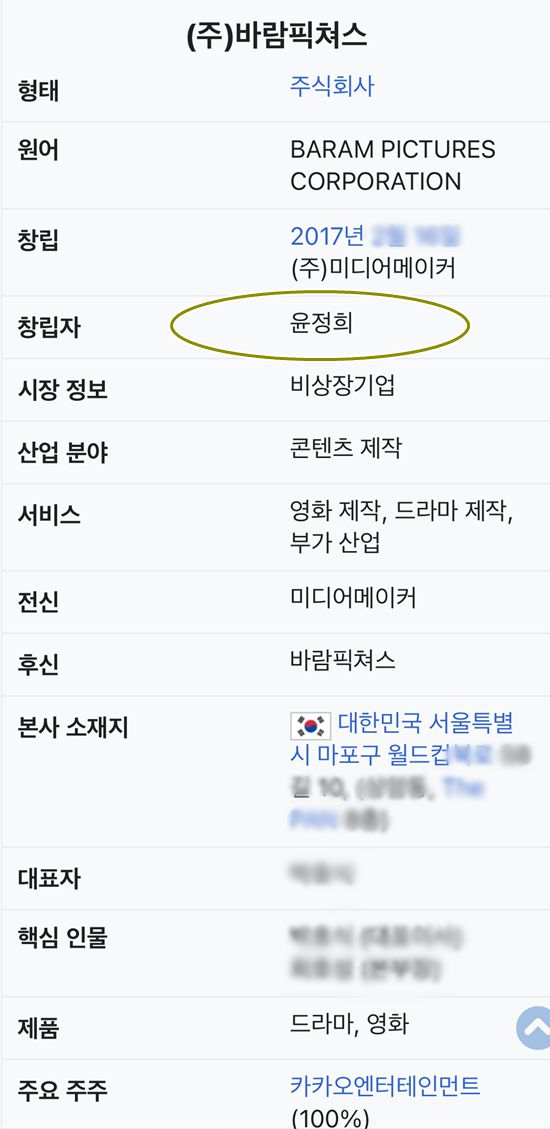 바람픽처스는 2017년 윤정희 이름으로 설립됐다. '킹덤: 아신전', '무인도의 디바', '도적: 칼의 소리', '최악의 악' 등을 제작해 넷플릭스, TVN, 디즈니플러스 등을 통해 송출했다. /온라인캡처