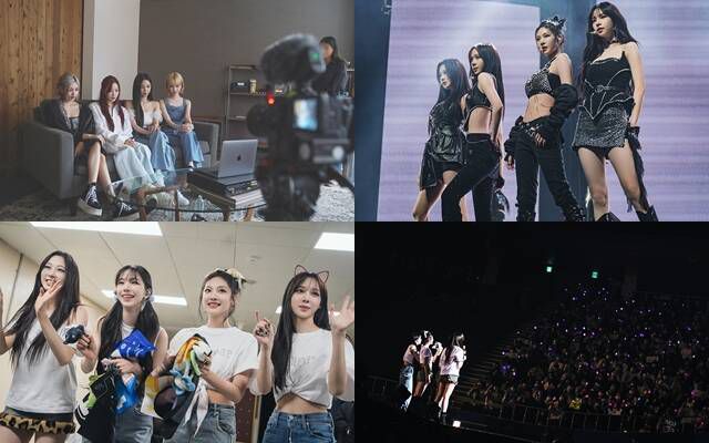 '에스파: 마이 퍼스트 페이지'의 스틸 컷이 공개됐다. //롯데컬처웍스㈜롯시플