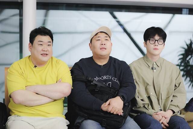 방송인 김준현 문세윤, 배우 김선호(왼쪽부터)가 '먹고 보는 형제들2'에서 호흡을 맞춘다. /SBS Plus·E채널