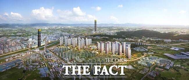 천안 직산 프라임 마크써밋 공동주택 광역도. /(주)석정개발