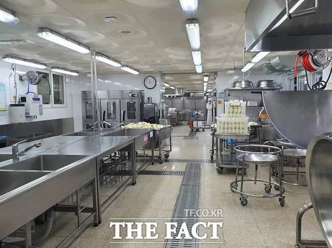 집단급식소 위생점검 현장. /오산시보건소