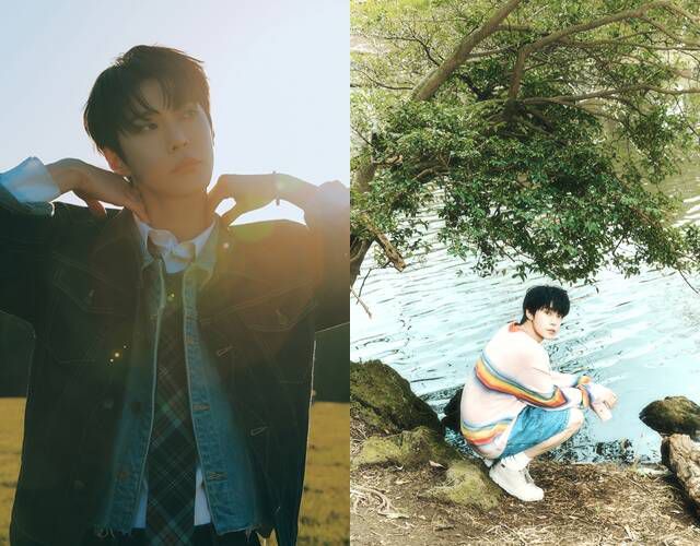 도영은 "많이 긴장되고 떨리고 설레는 데 행복한 마음이 조금 더 큰 것 같다"고 첫 솔로 앨범 발매 소감을 전했다. /SM엔터테인먼트