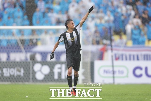 하나은행 K리그2 2024 11라운드 MVP 영예를 차지한 성남 공격수 후이즈./K리그