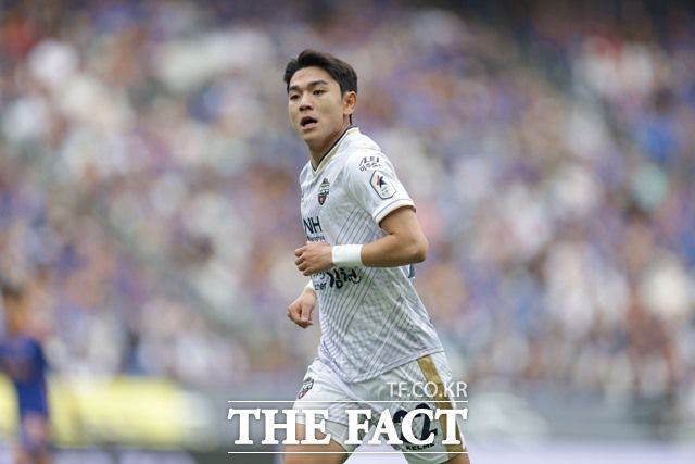 3경기 연속골에 도전하는 김천 상무의 '멀티 플레이어' 김대원./K리그