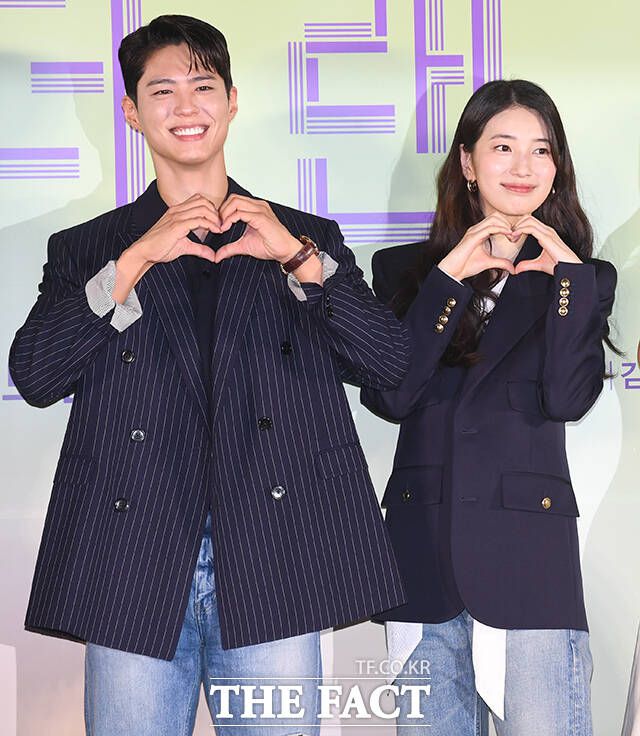 그동안 '백상예술대상'에서 MC로 함께 진행을 맡았던 수지와 박보검은 '원더랜드'로 첫 연기 호흡을 맞춘다. /남윤호 기자