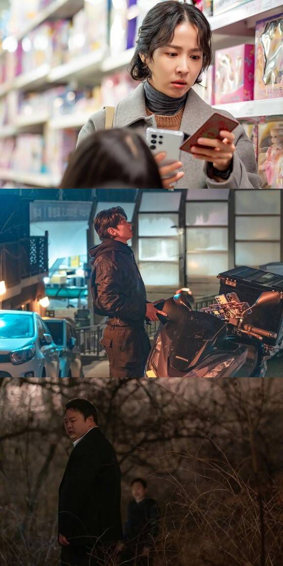 배우 조여정 조여정 김진영 고규필(위부터)이 각각 '타로'의 세 가지 에피소드를 맡아 극강의 서스펜스를 선사한다. /LG유플러스 STUDIO X+U