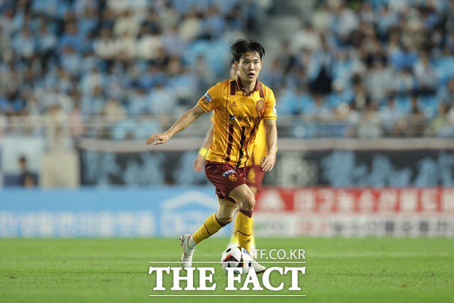 광주의 플레이메이커이자 '믿을 맨' 정호연./K리그