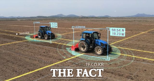 국내 최초로 상용화된 자율작업 트랙터, LS 스마트렉. /LS