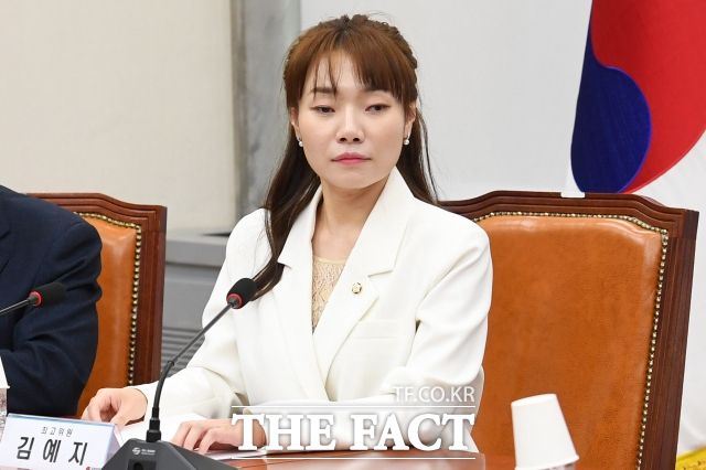 김예지 국민의힘 의원은 22대 국회에서 둘 뿐인 '비례 재선' 의원 중 하나다. 다른 한 명은 용혜인 기본소득당 의원이다. /남용희 기자
