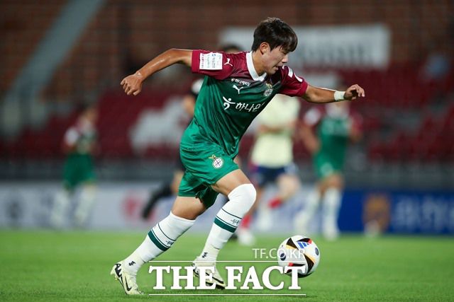 황선홍 감독 부임 이후 출전 시간을 높여가며 대전의 특급 조커로 급부상하고 있는 '10대 특급' 윤도영./K리그