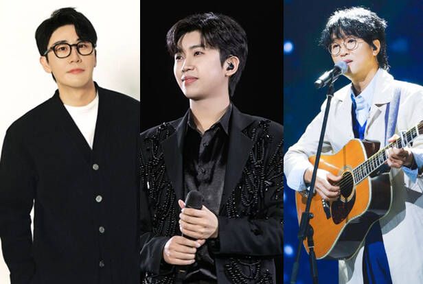 가수 영탁·임영웅·박창근(왼쪽부터)의 '선한영향력'으로 취약계층 어르신들께 보양식이 나눔될 예정이다. /각 소속사