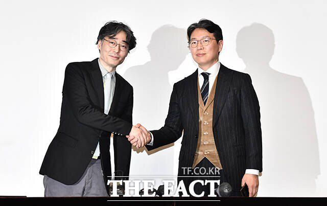 임종훈 대표이사(오른쪽)가 적극적인 소통에 나서고 있는 가운데 임종윤 사내이사는 한발 물러나 임종훈 대표이사와 대주주 3인 연합에게 '5인 대주주 경영공동체'를 결성하자는 제안을 담은 선언문을 발송했다. /박헌우 기자