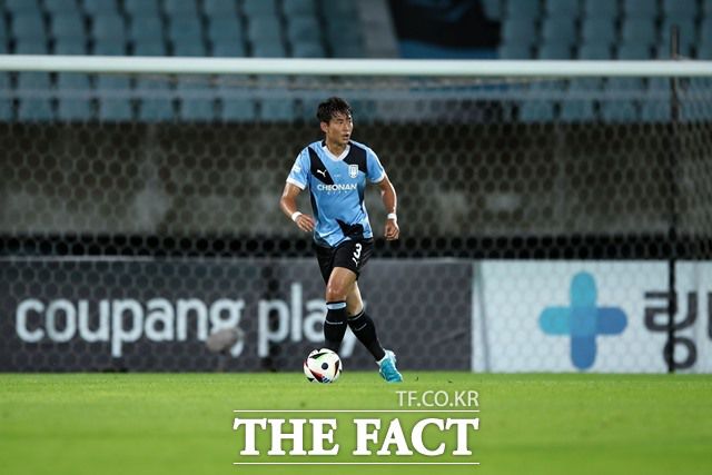 천안시티FC의 든든한 '캡틴' 이웅희./K리그