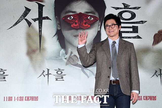 박신양은 '사흘'에서 죽은 딸을 살리려는 아빠 승도 역을 맡아 11년 만에 관객들과 만난다. /서예원 기자