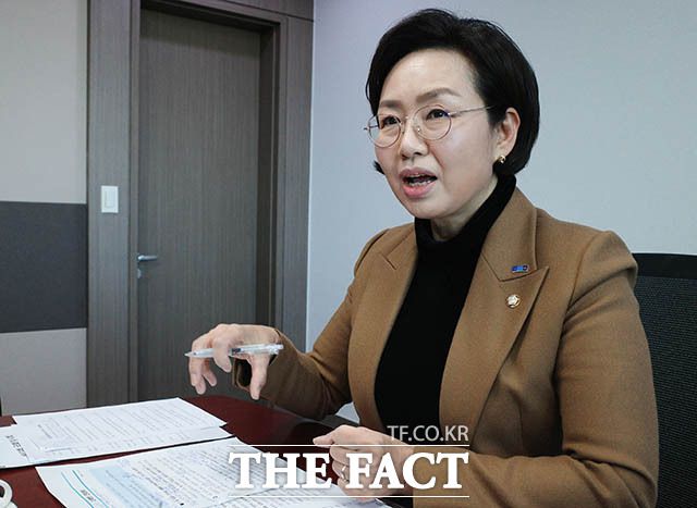 백선희 의원은 국회의원으로서의 첫 투표가 윤석열 대통령 탄핵소추안 표결이었다. /국회=김세정 기자