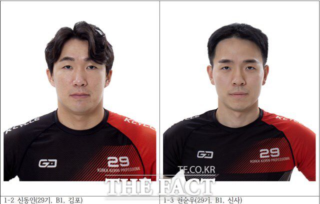 신동인(29기, B1, 김포) 권순우(29기, B1, 신사)