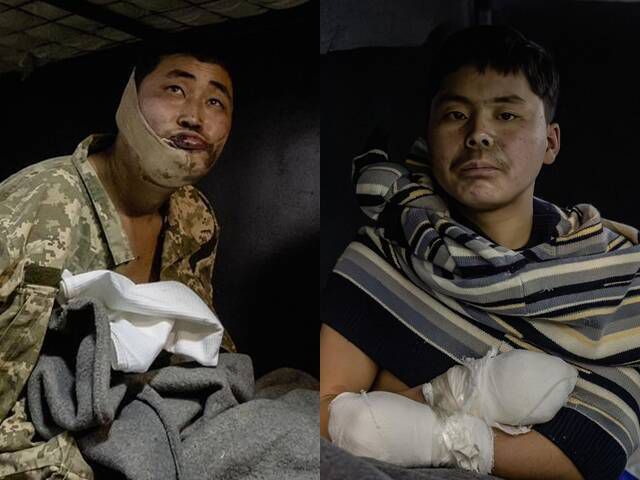 우크라이나군에 붙잡힌 북한군 포로 2명에 대한 인터뷰가 공개됐다. 이들은 전쟁에 참여한다는 사실 자체를 몰랐다고 입을 모았다. 북한군 포로 1명은 대한민국으로 가고 싶다는 귀순 의사를 밝혔고, 나머지 1명 역시 이를 고려하고 있다고 말했다. /볼로디미르 젤렌스키 우크라이나 대통령 엑스(X) 갈무리