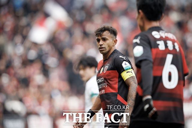 시즌 첫승을 노리는 포항의 완델손./K리그