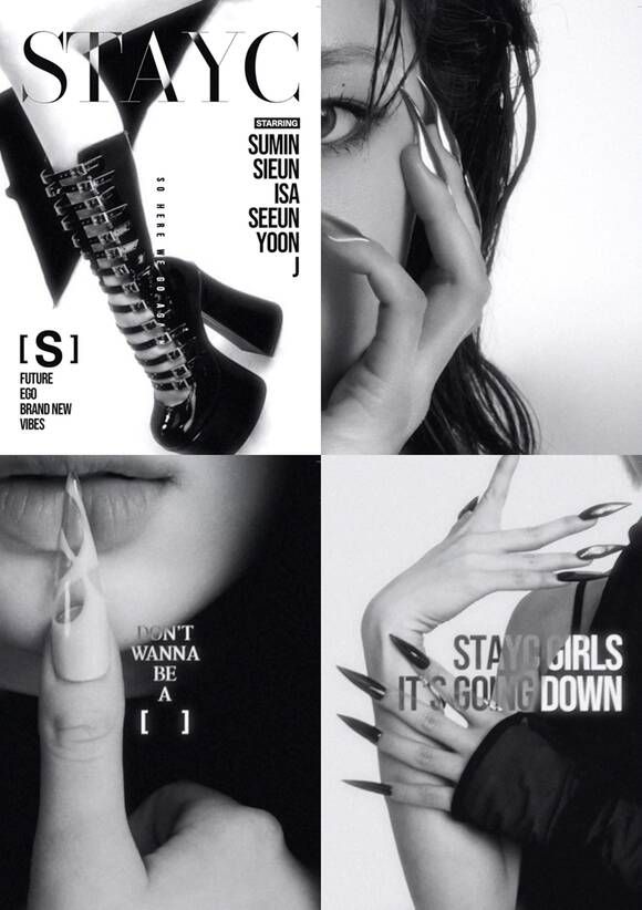 스테이씨는 그래픽 영상으로 싱글 'S'에 대한 궁금증을 높였다. /하이업엔터