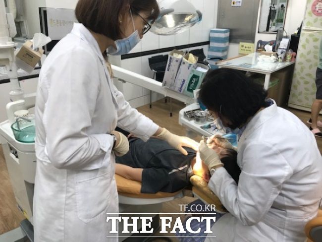 치과주치의 진료 모습./광명시