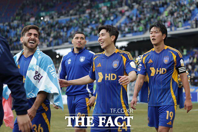 개막전 패배의 충격을 딛고 2연승을 달리고 있는 울산HD는 제주를 상대로 3연승을 노리고 있다./K리그