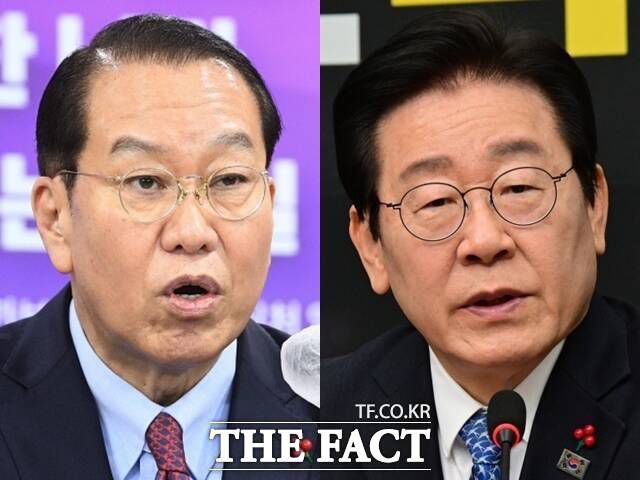 권영세(왼쪽) 국민의힘 비상대책위원장과 이재명 민주당 대표. /더팩트 DB