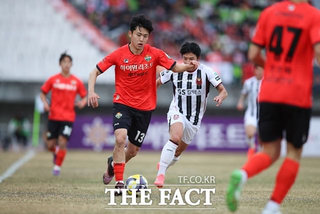 3연패 탈출을 벼르는 강원./K리그