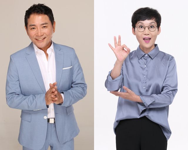 방송인 이봉원(왼쪽)과 팽현숙이 '대결! 팽봉팽봉'에서 자존심을 건 승부를 벌인다. /JTBC