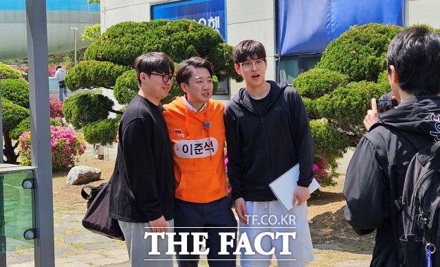 이준석 개혁신당 대선 후보는 고졸 이하 청년에게 연 1.7%의 저리로 최대 5000만원을 지원하는 '든든출발자금' 공약을 발표했다. /항공대=서다빈 기자