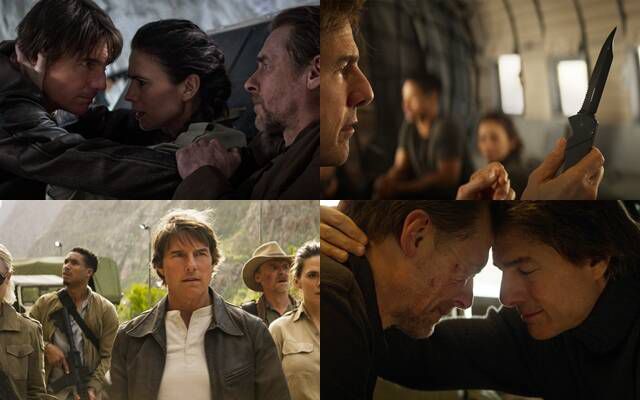 늘 대역 없이 고난도 액션을 소화했던 톰 크루즈는 2348m 상공에서 회전하는 비행기에 매달린 채 225km의 강풍에 맞설 뿐만 아니라 가라앉은 잠수함에 들어가기 위해 맨몸으로 바다 한가운데 뛰어드는 등 산전수전 공중전까지 펼치친다. /롯데엔터테인먼트