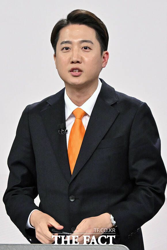 기호 4번 이준석 개혁신당 후보.