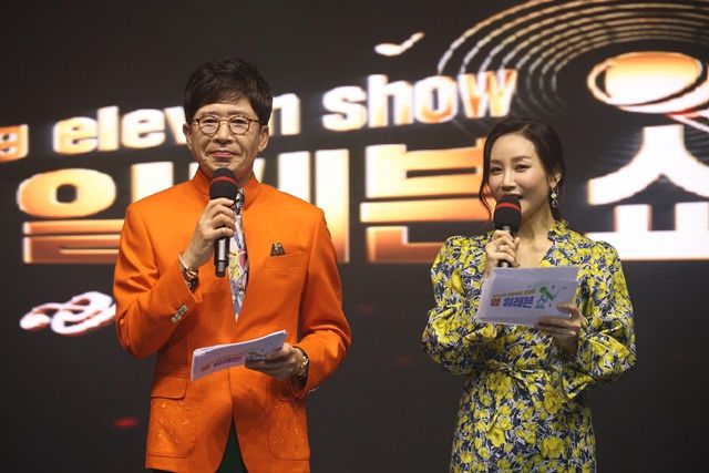 배우 겸 가수, MC로 활동해온 이부영은 현재 ETN 토크음악 프로그램 '영일레븐쇼'를 진행하고 있다. 오른쪽은 함께 진행하는 임지혜 아나운서. /ETN