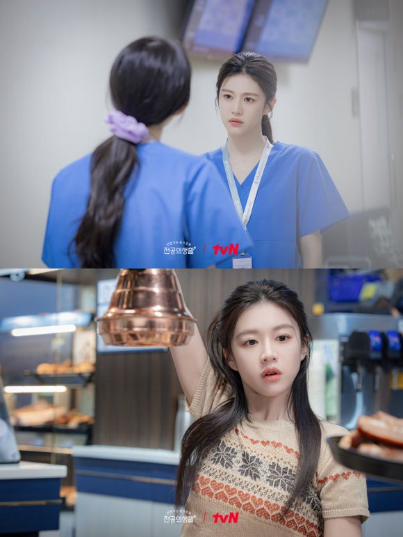 배우 고윤정이 tvN 토일드라마 '언젠가는 슬기로울 전공의생활'을 통해 배운 점이 많았다며 특히 앞선 작품들에서 만난 선배 배우들이 많이 생각났다고 전했다. /tvN